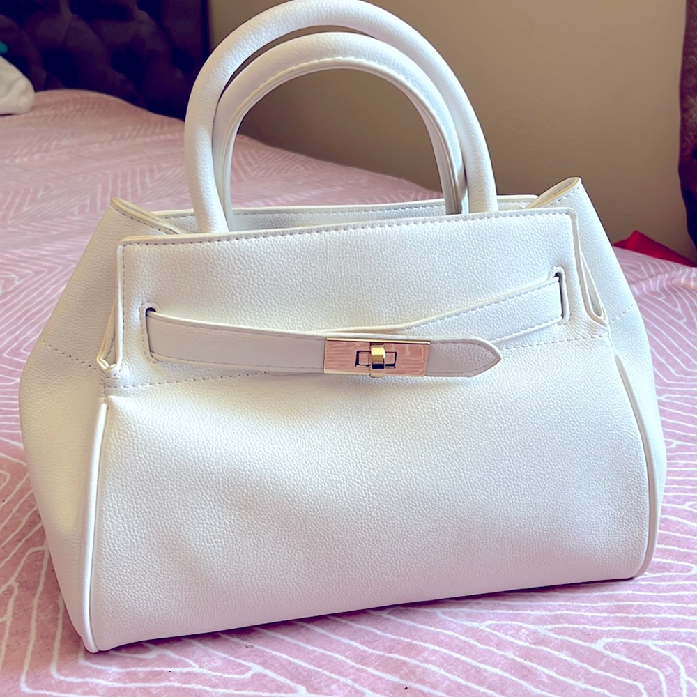 White purse